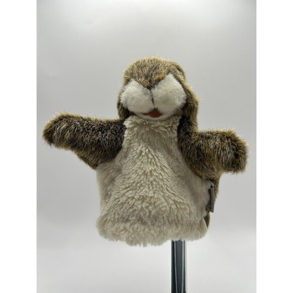 Folkmanis Little Hare Plush Hand Puppet Bunny Rabbit Stage Puppet Show - Picture 4 of 16